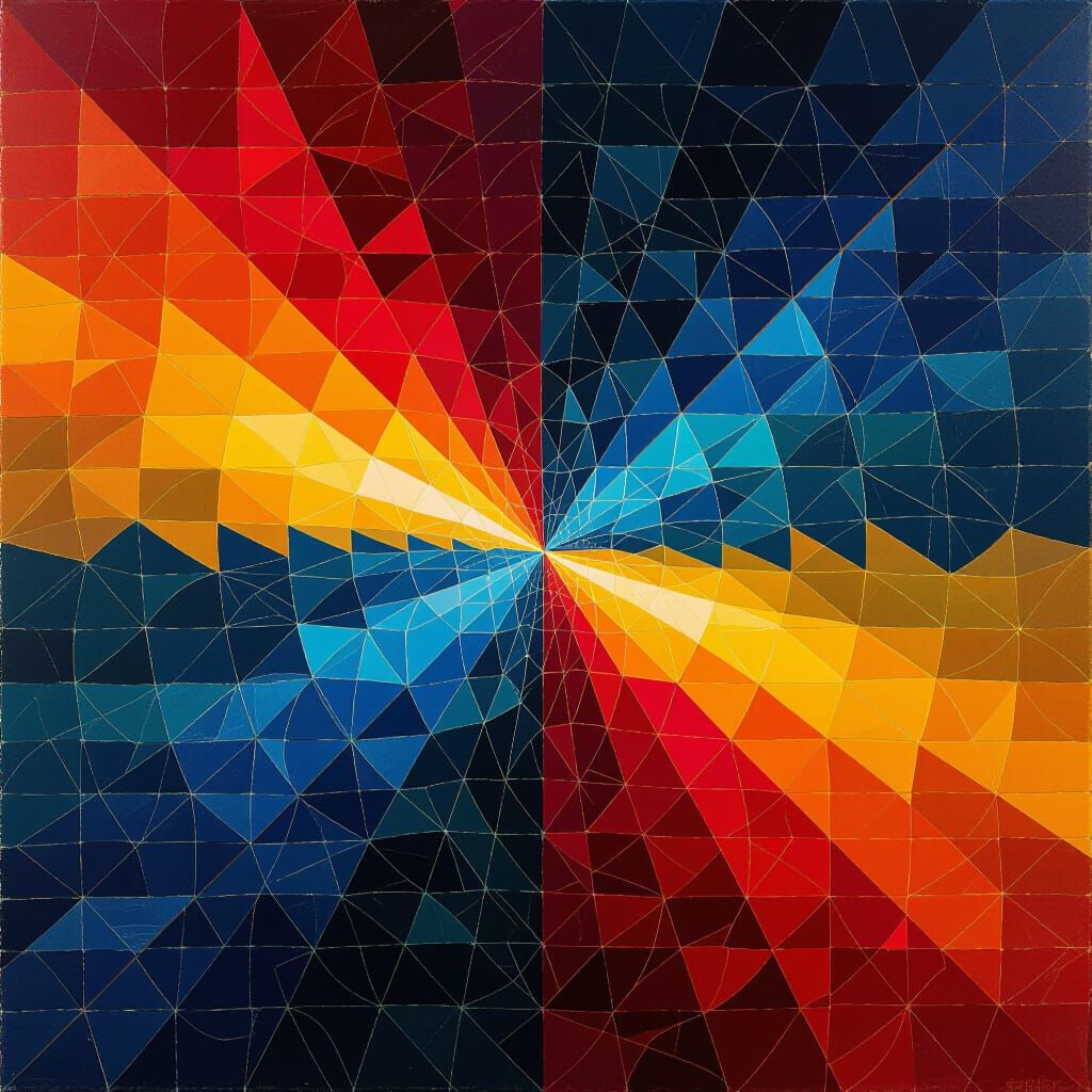 Abstract PSI Mind Information Transmission Art