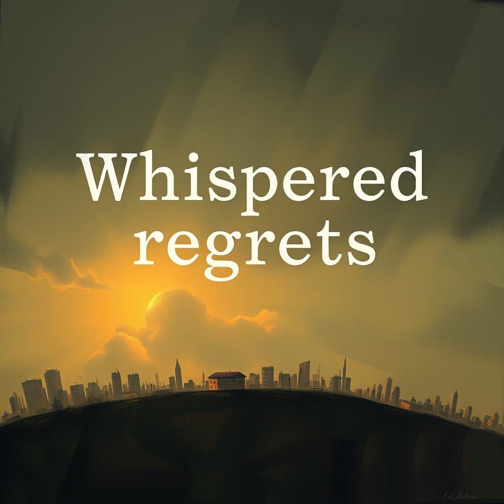Whispered Regrets in Mixed Media Art