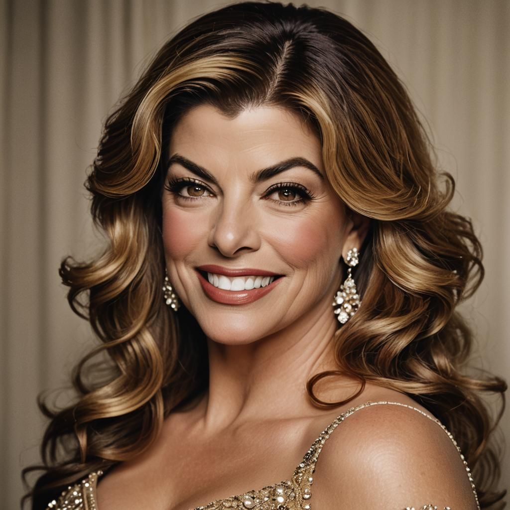 The late Kirstie Alley