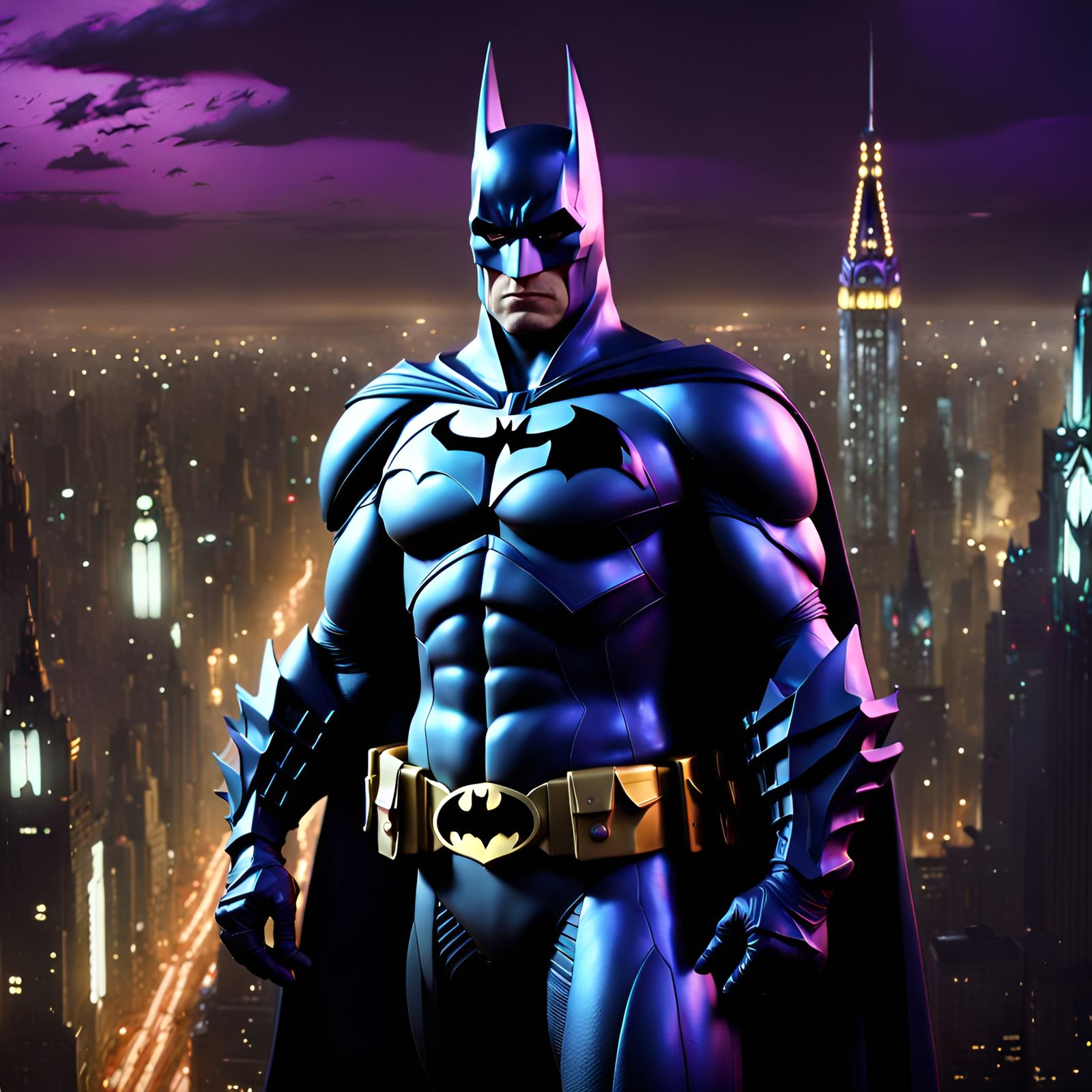 Epic Batman Digital Art Masterpiece