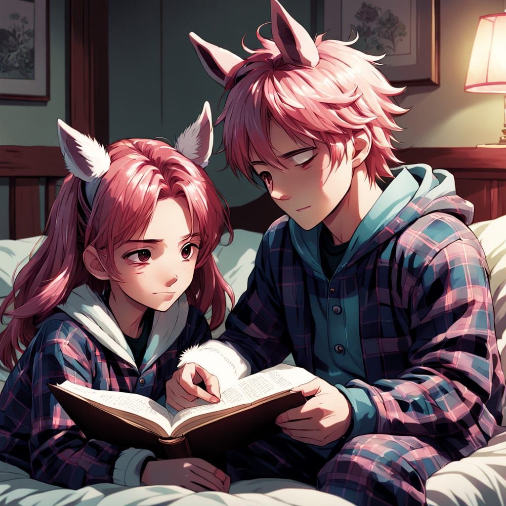 Adorable Brothers Read Bedtime Story to Little Sister