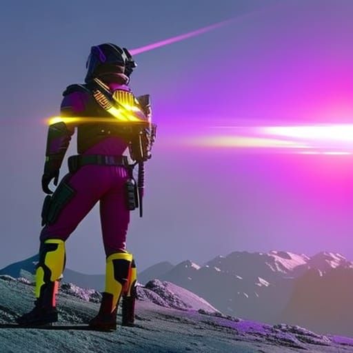 Futuristic Cyberpunk Clothing in Vivid Colors
