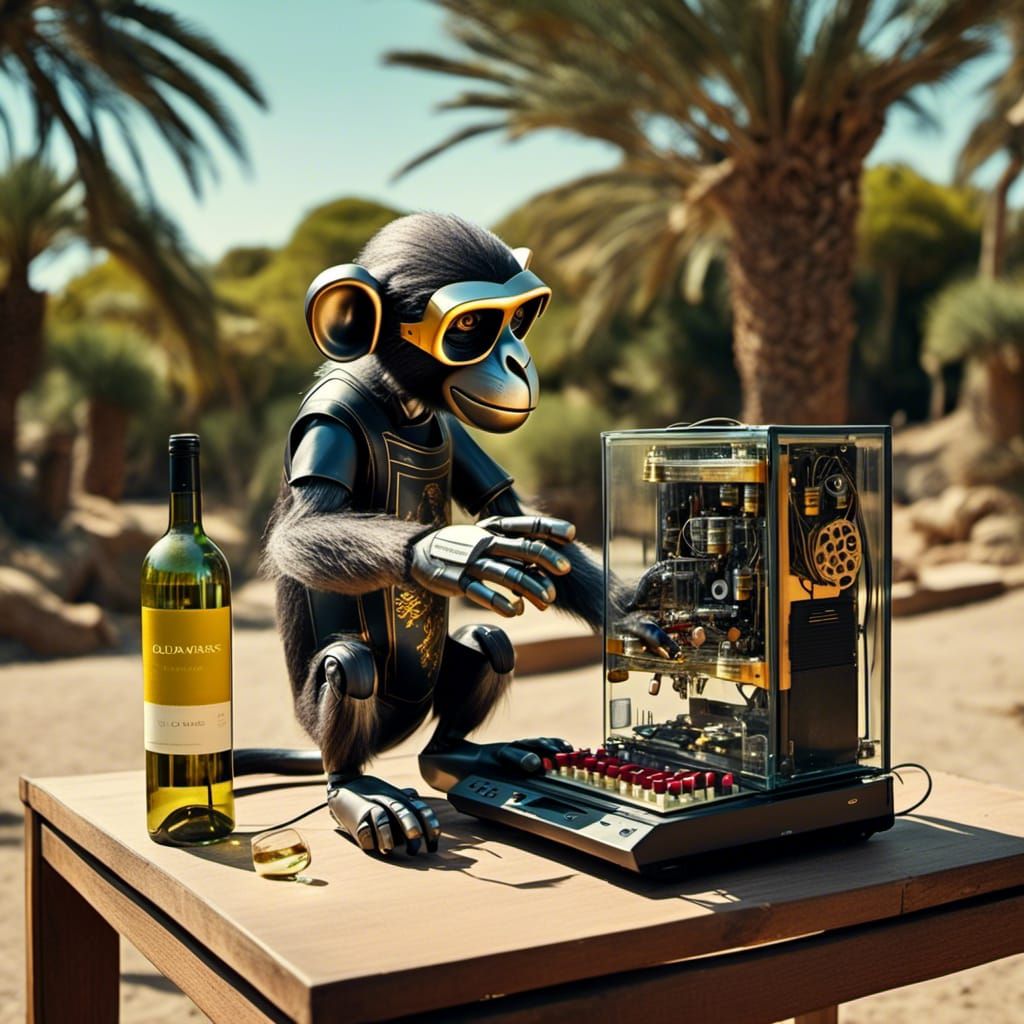 A Glass of Wine in the Sun