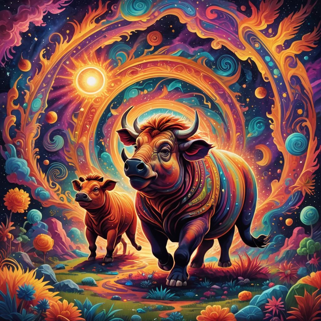 Timon and Pumba Dance Under Astral Skies