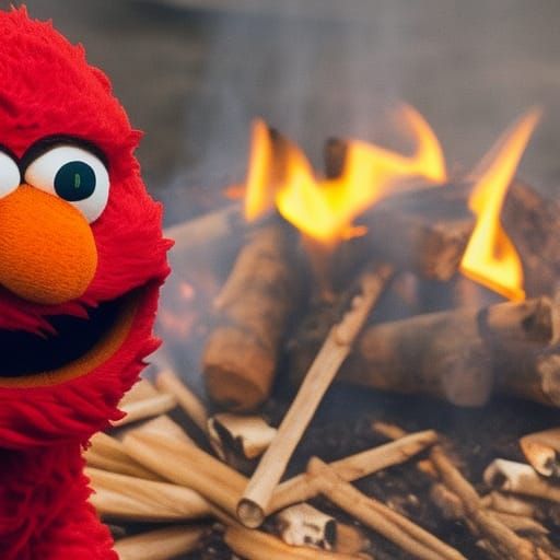 Elmo teaches you about arson