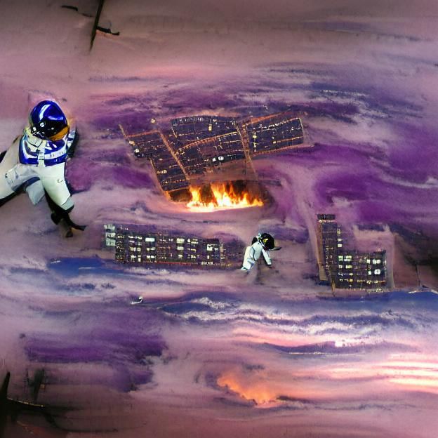 this is how the world is getting on fire and all the people ...