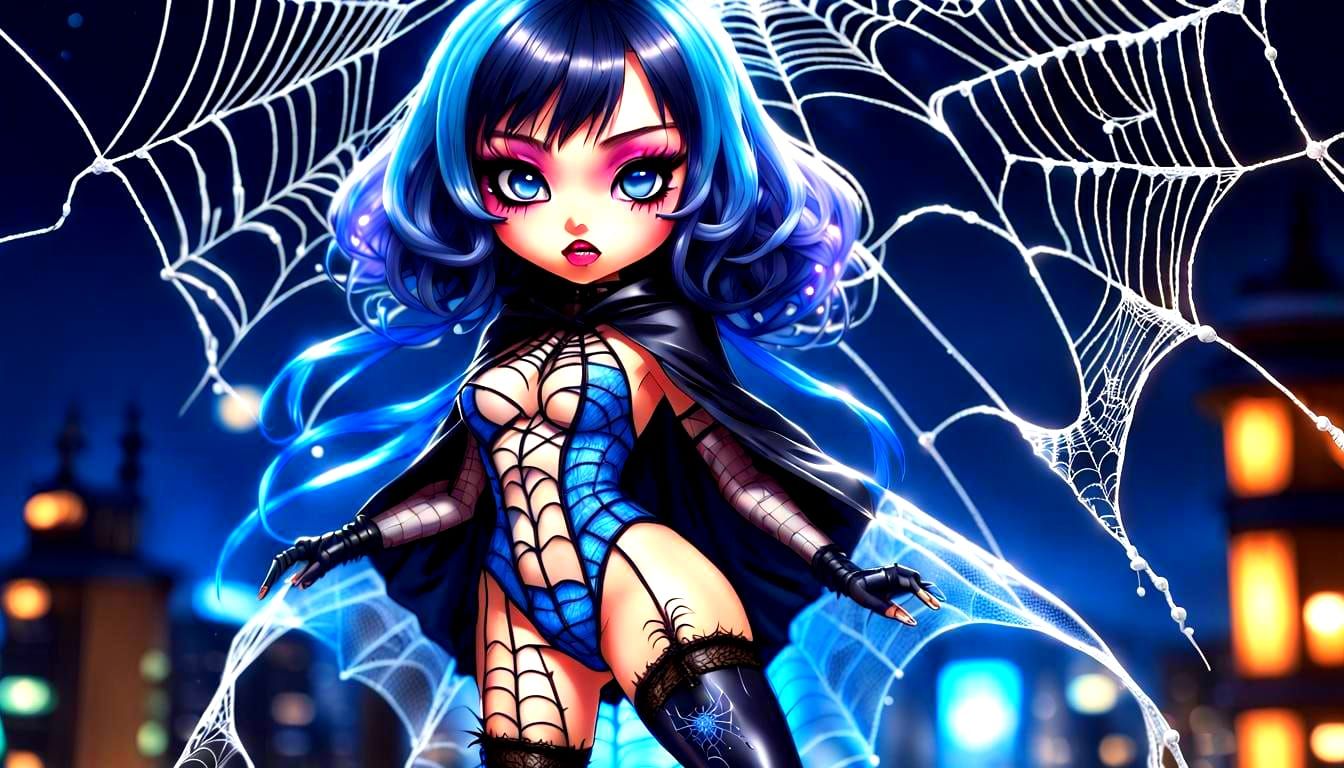 Chibi Bratz Kabuki Babe in Anime Style