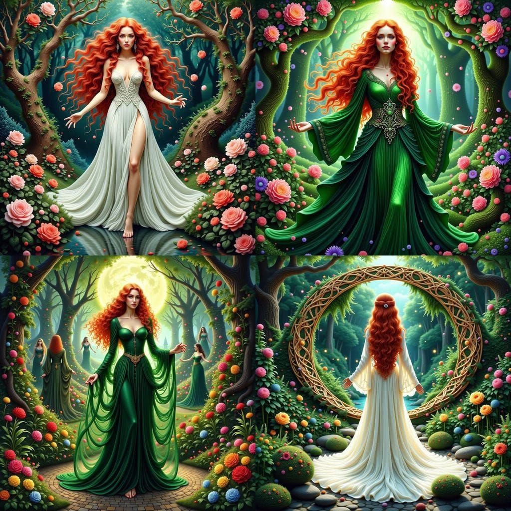 Enchanted Goddess in Gummy World Style