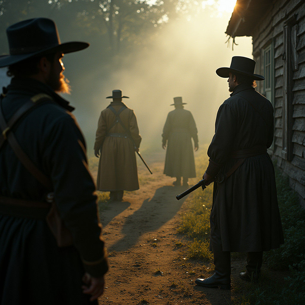 Reconstruction Era: Cinematic Film Still