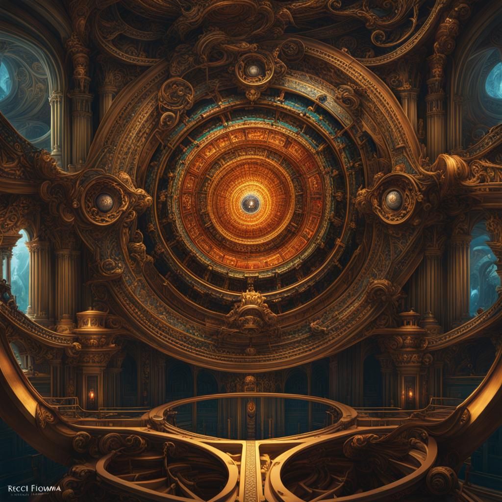 Ricci Flow Manifold: Scientific Illustration in Deep Color