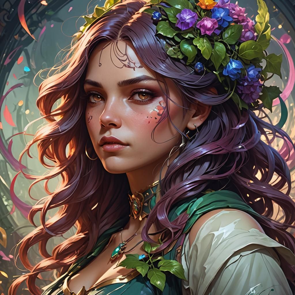 Detailed Portrait with Dynamic Lighting