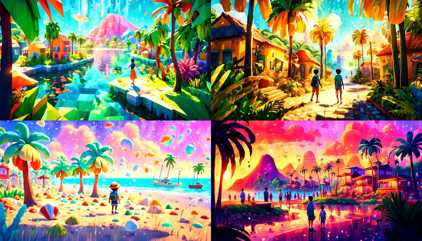 Cozy Life Sim on a Beautiful AI Island