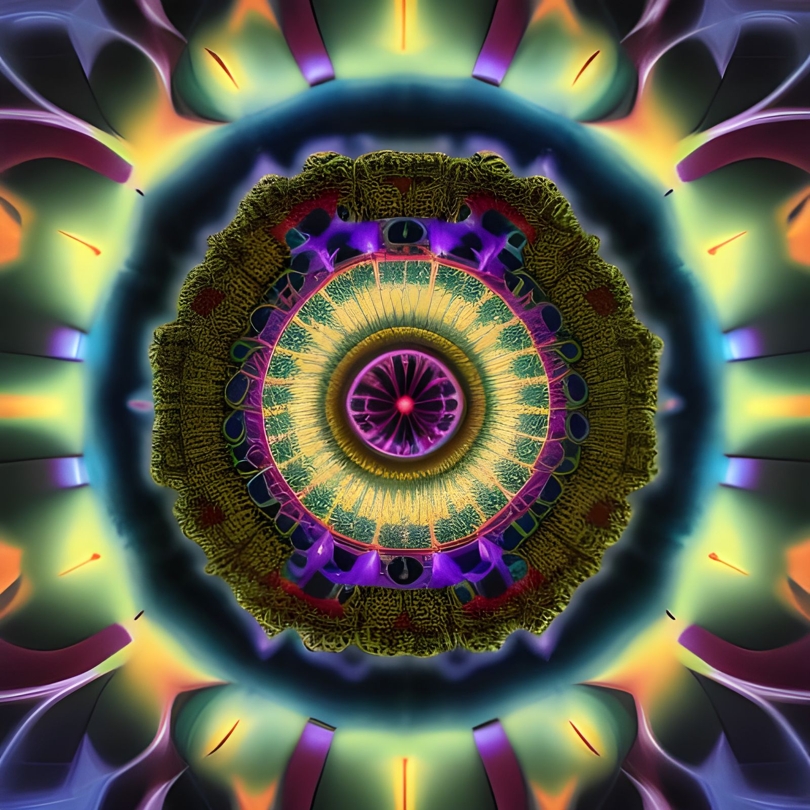 Mandelbrot mandala 3d