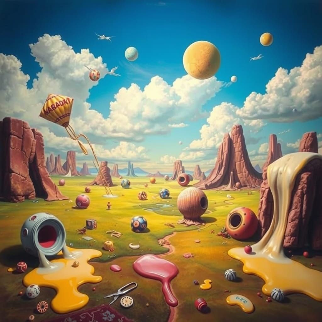 Dreamlike Surreal Landscape Art Inspired by Masters