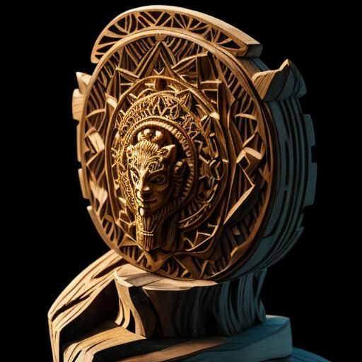 Intricate Wood Carvings: Artisan Craftsmanship in Macro