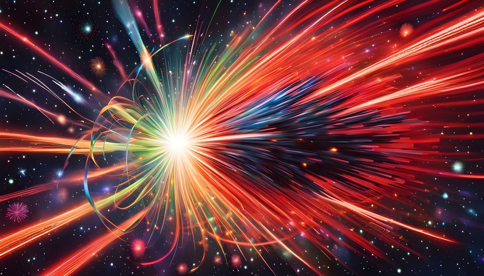 Futuristic Bullet Rushing Through Space Toward Orbit