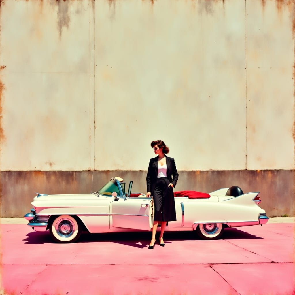 Elegant Automotive Photography in Impressionist Style