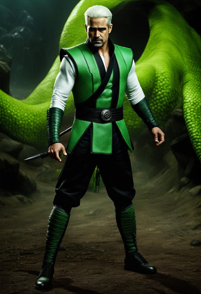 Colin Farrell as Chameleon in Reptile's Lair