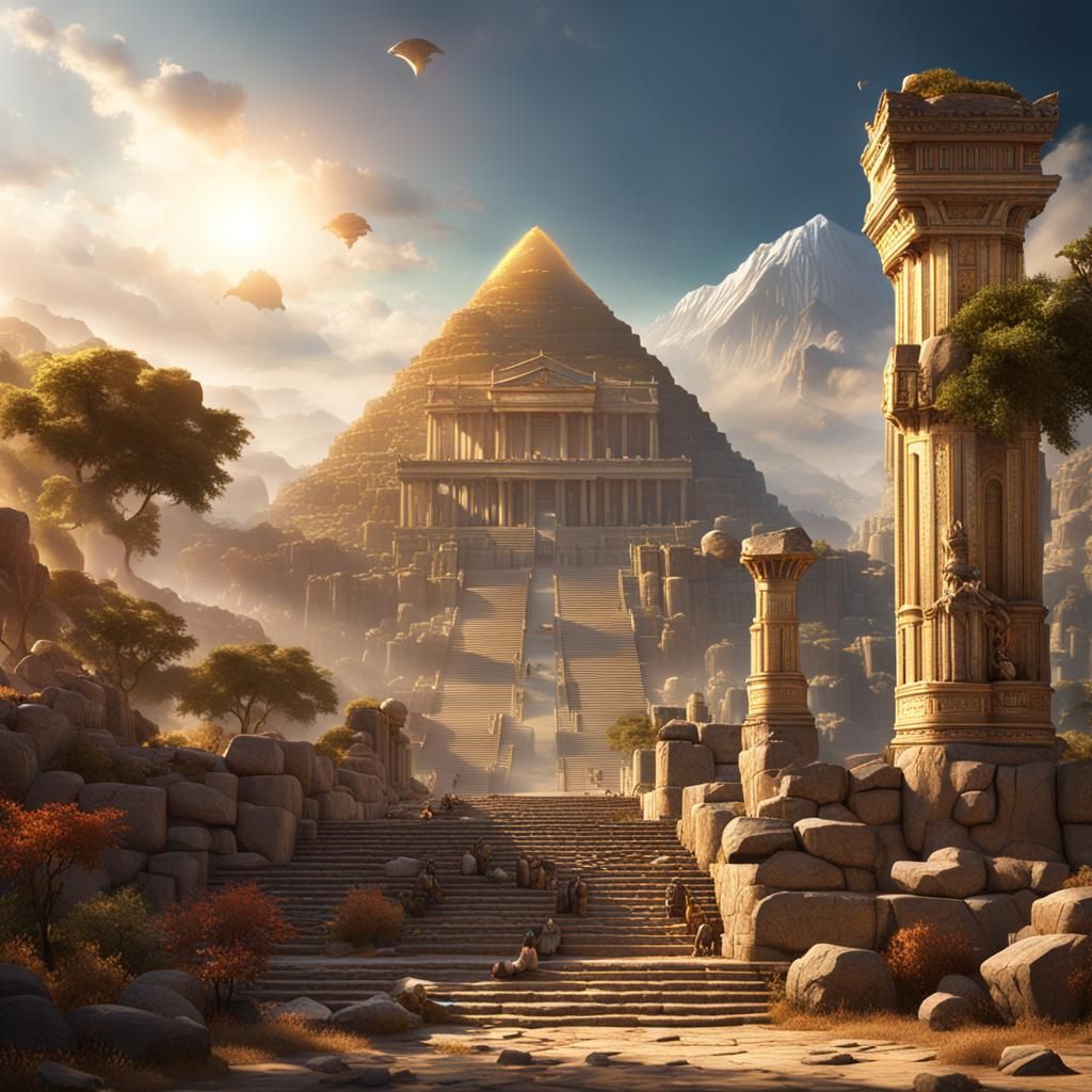 Eighth Wonder of the Ancient World: Digital Art