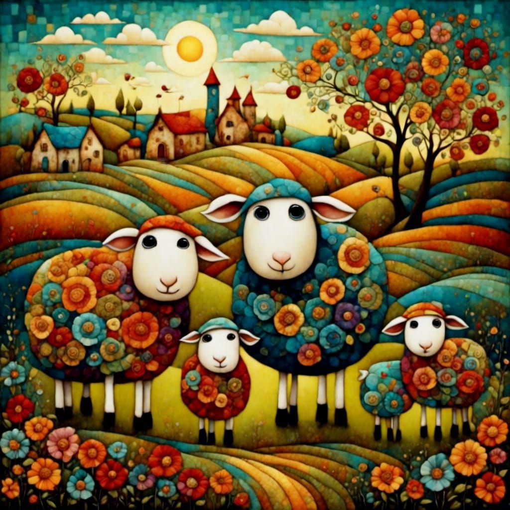 Patchwork Sheep
