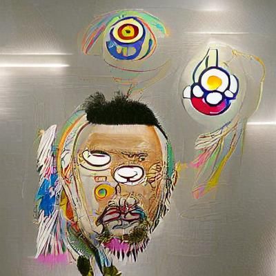 God in Pop Art Style