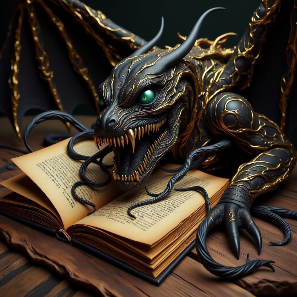 Lovecraftian Horror Emerges from Book, Noir Style