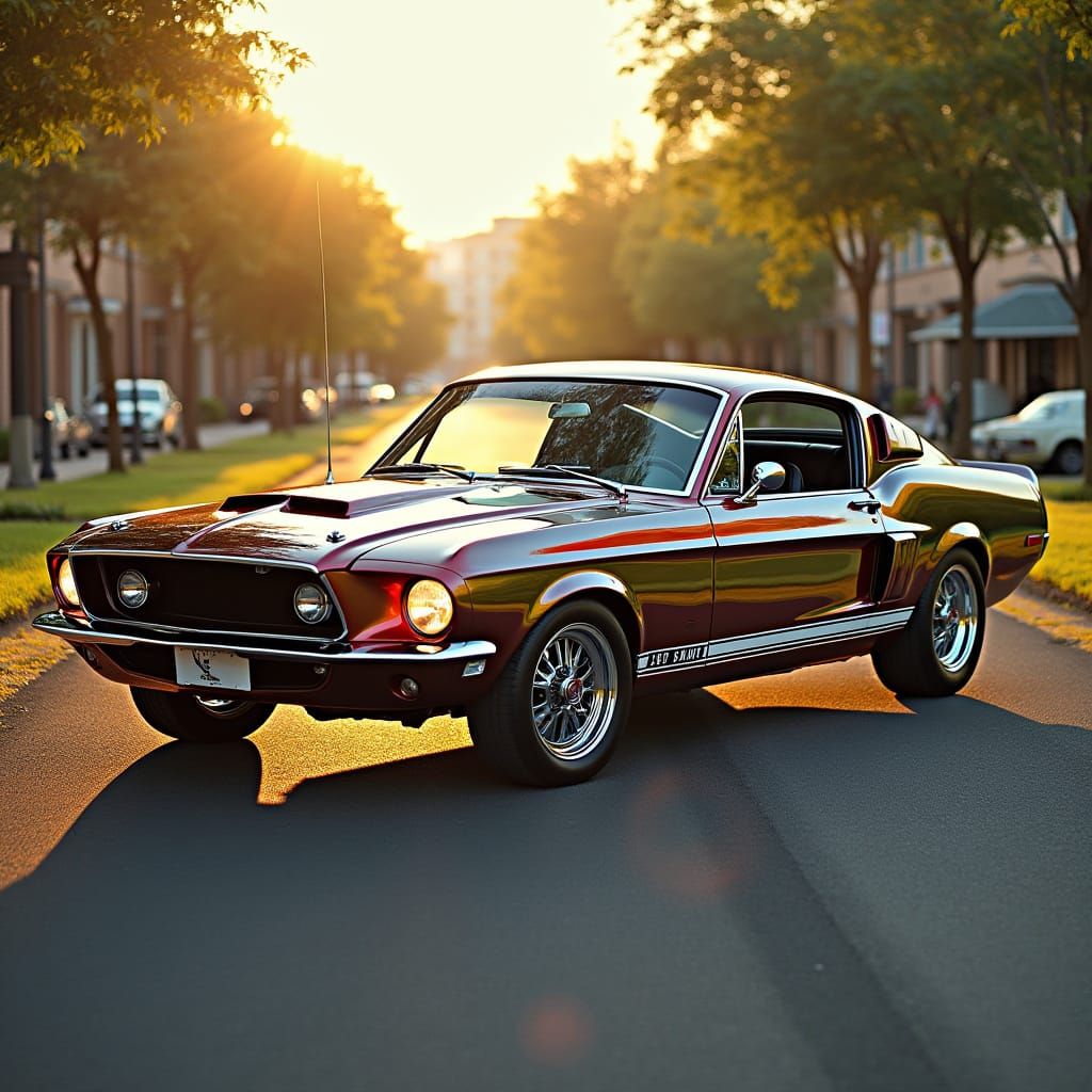 1967 Mustang Shelby GT500 in Multi-Chrome Finish