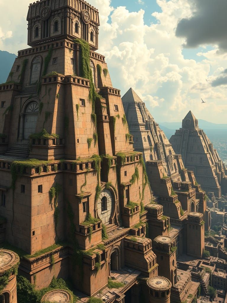 Ancient Futuristic Pyramids Reach for the Skies