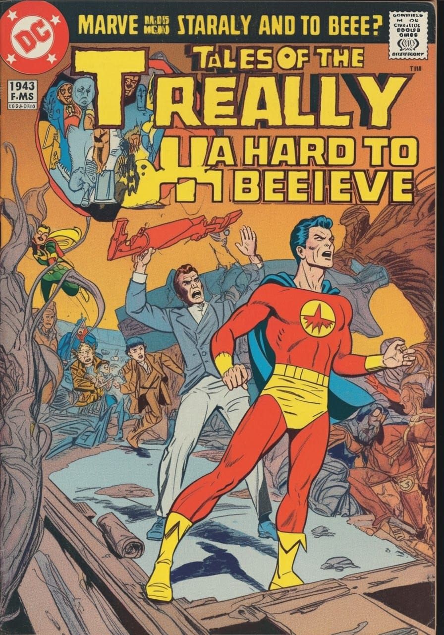 Comic Book Cover: Tales of the Really Hard to Believe