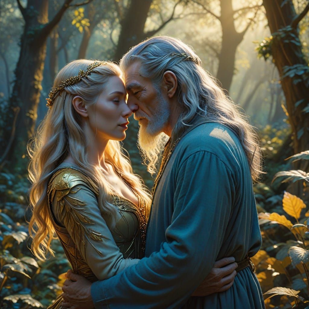 Ethereal Middle-earth Romance in Rivendell