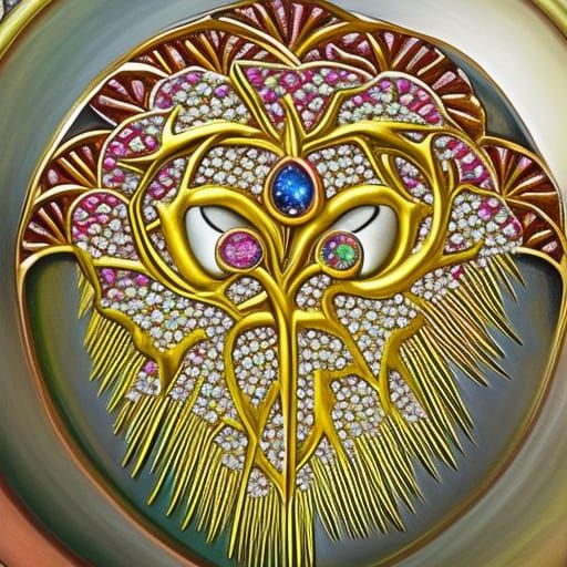 Metallic Omelette Prince of Denmark in Surrealist Style