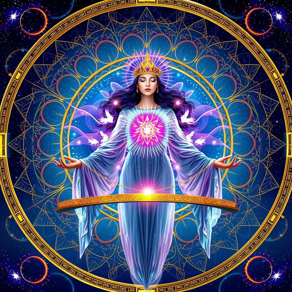 Seraphina Luminara in Cosmic Harmony