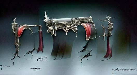 Bloodborne-Inspired Weapon Concept Art