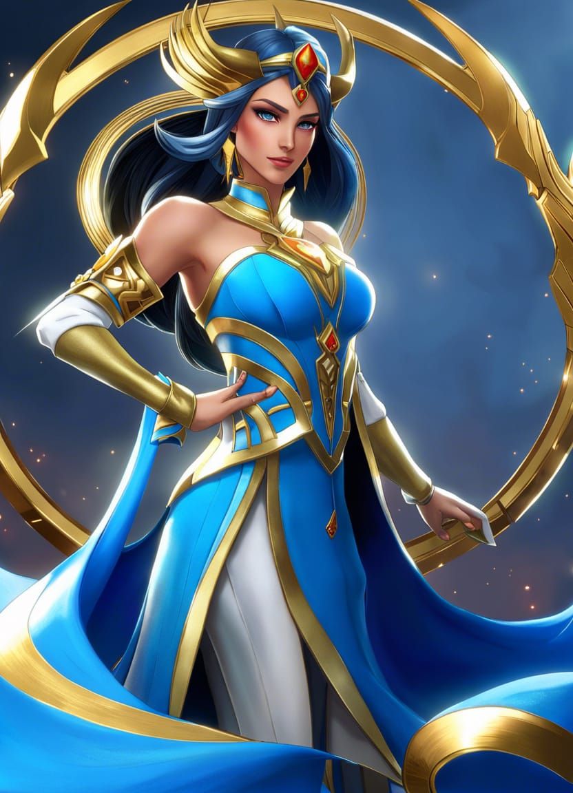 Princess Mirana Portrait in Romantic Fantasy Style