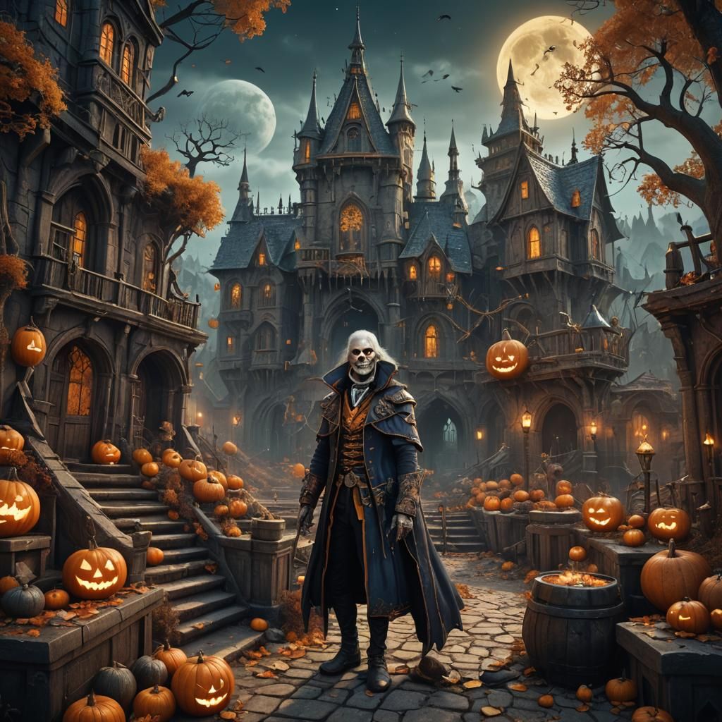 Dr. Stein: Detailed Matte Painting in Deep Color