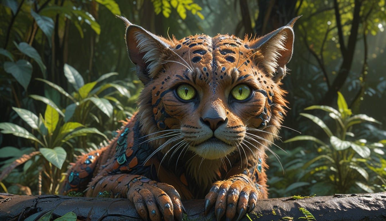 Otherworldly Alien Form Emerges from Jungle Depths