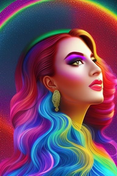 Yes I fel into a rainbow ...