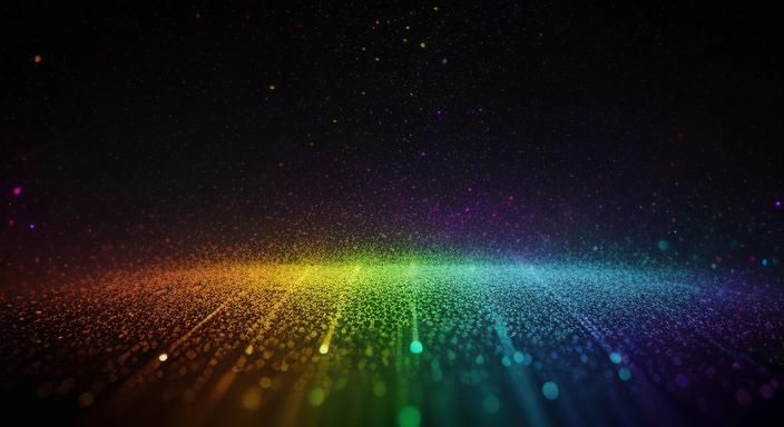 Spectrum Cosmic Serenade with Ethereal Bokeh