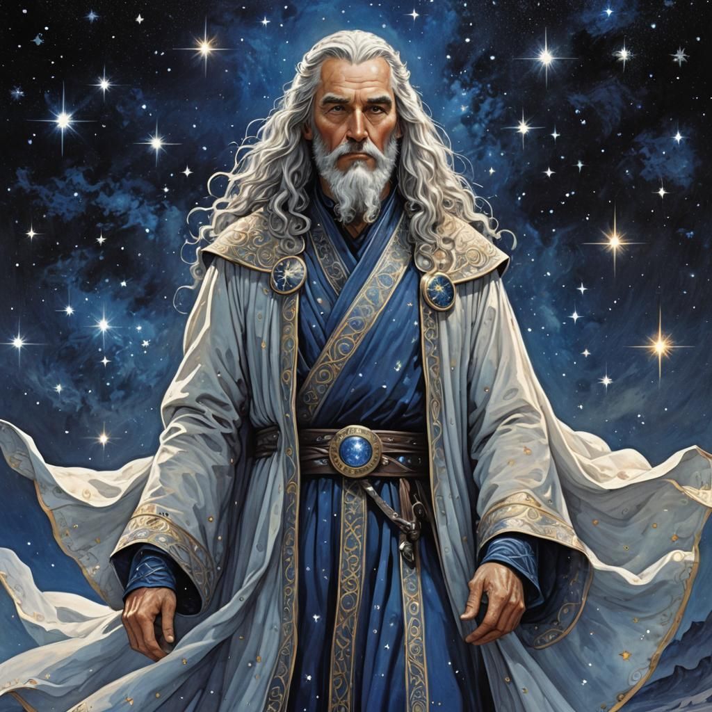 Celestial Father Orion in Detailed 3D Anime Art