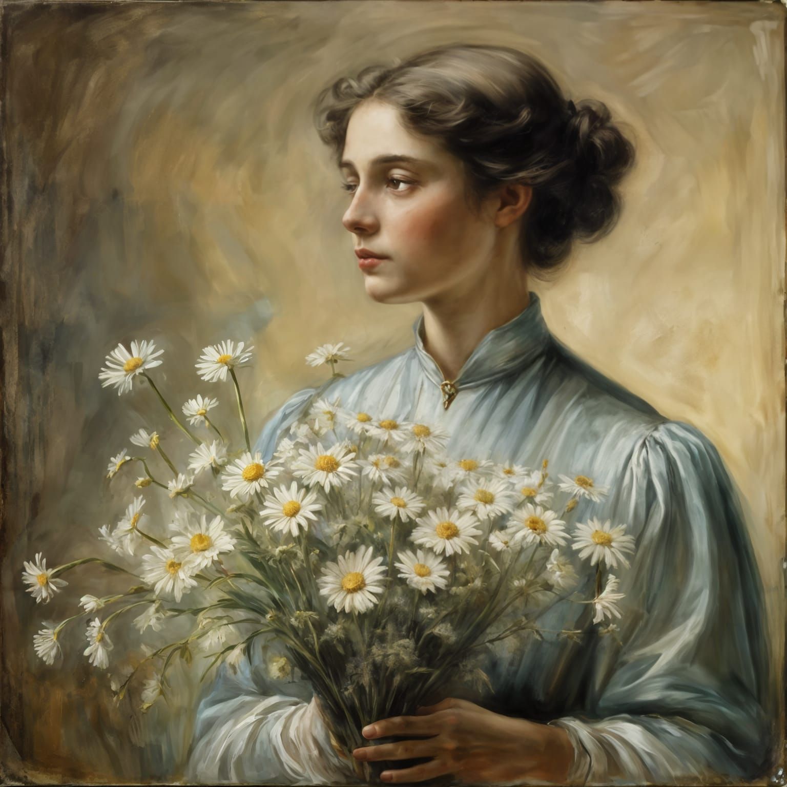 Surreal Still Life in Oil Painting Style