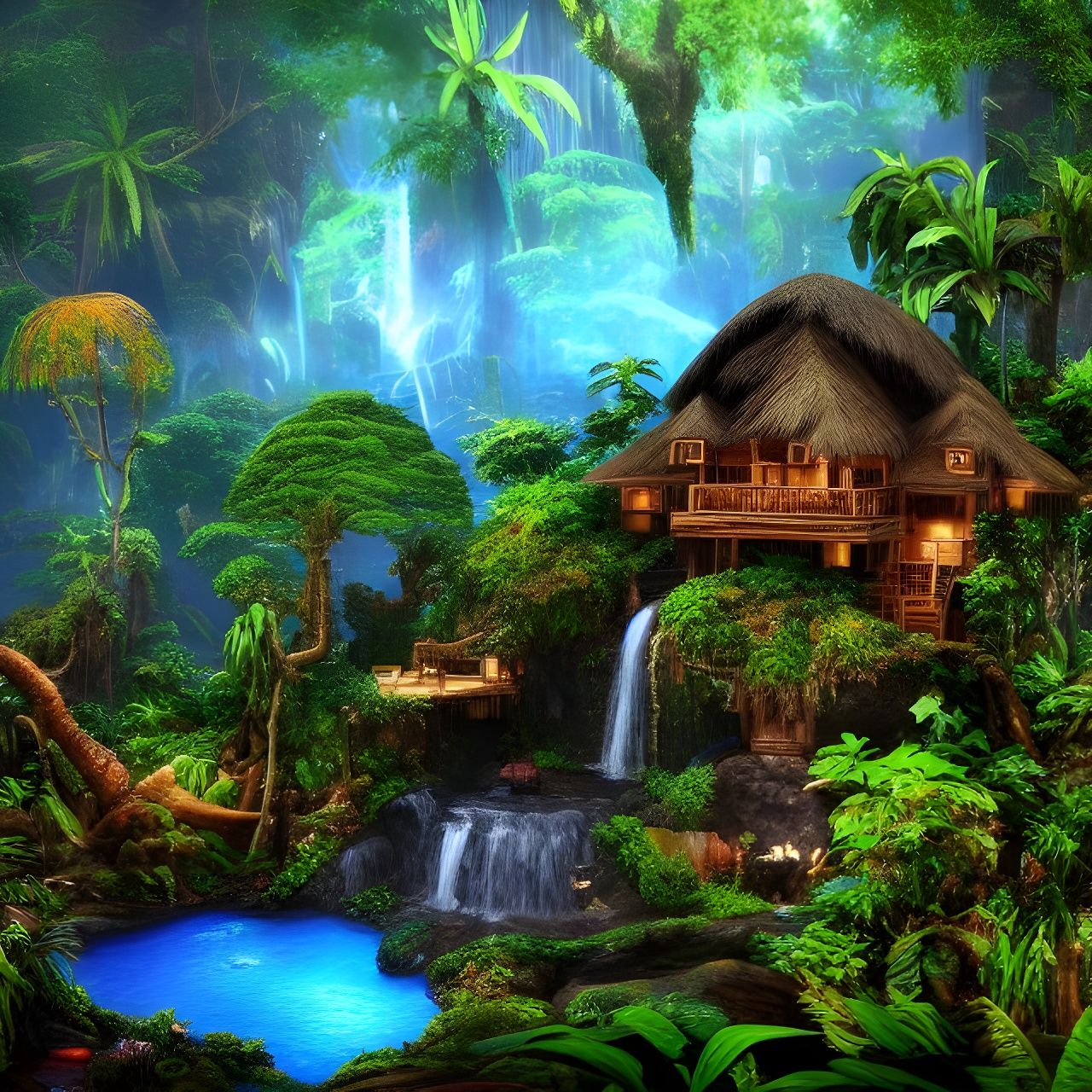 Homes of the world 1 {rainforest}
