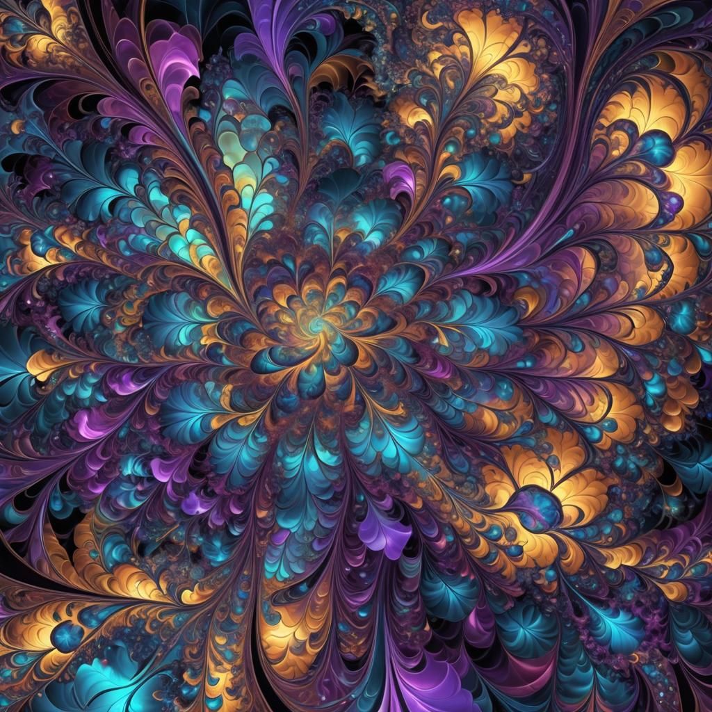 Complex Julia Fractal Geometry
