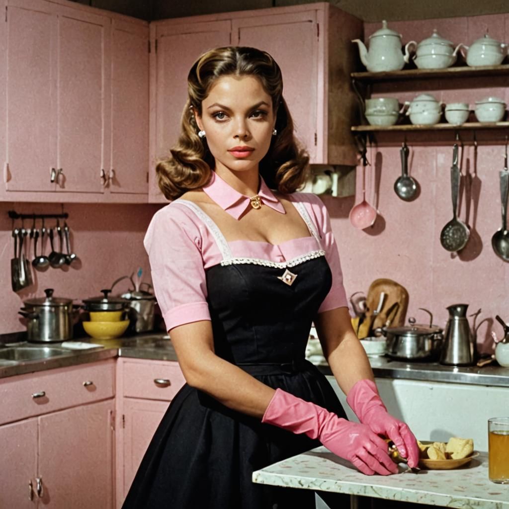Ornella Muti as 1950s Stepford Wife