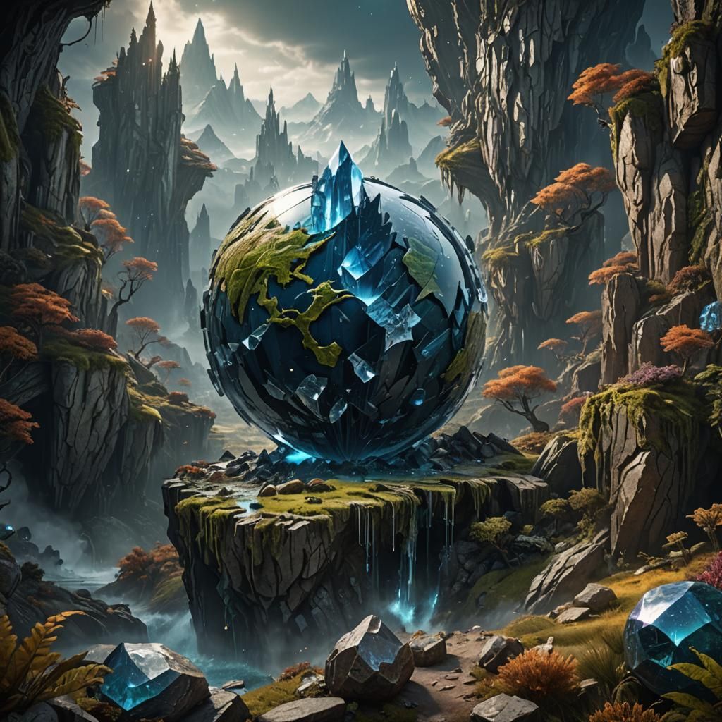 Crystal Reed Manipulates Earth: Fantasy Concept Art