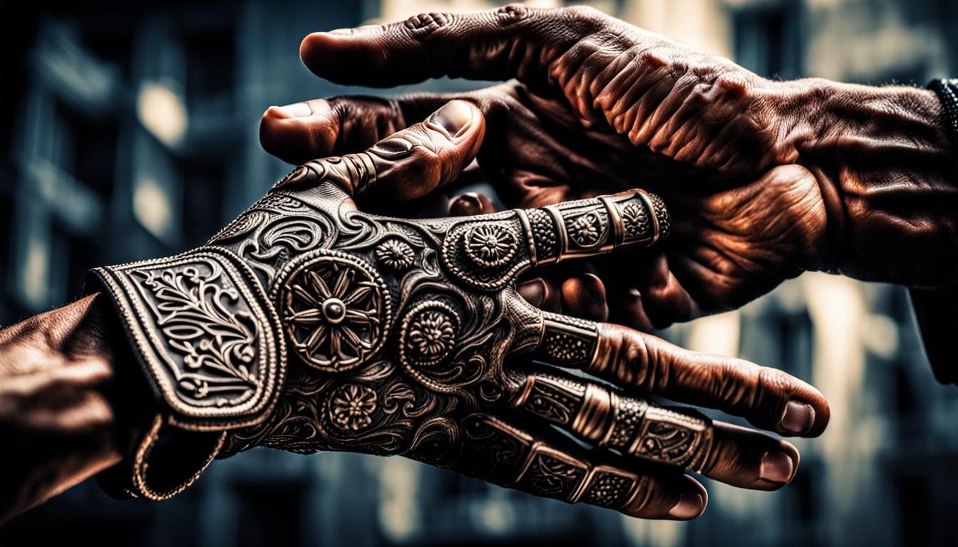 Hyperrealistic Hand Slap in Cinematic HDR