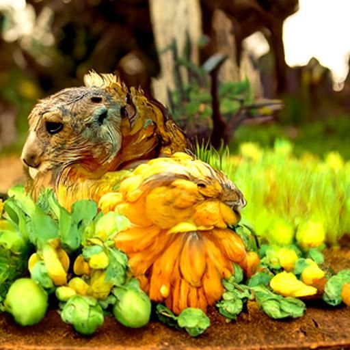 Prairie Dog Concept Art in Hyperdetailed Style