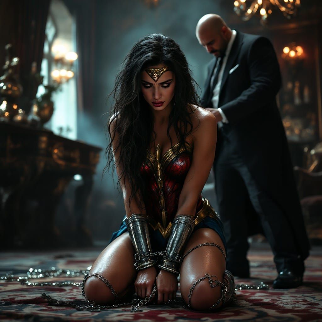 Wonder Woman Captured in Luxury and Despair