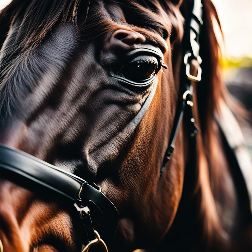 EYE OF A HORSE
