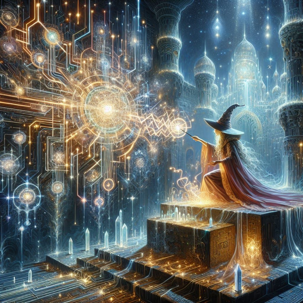 6 Pictures (2) Image Idea: 
Goethe, the sorcerer's apprentice: 
"Lord and master! Hear me call! Oh, here comes the maste...