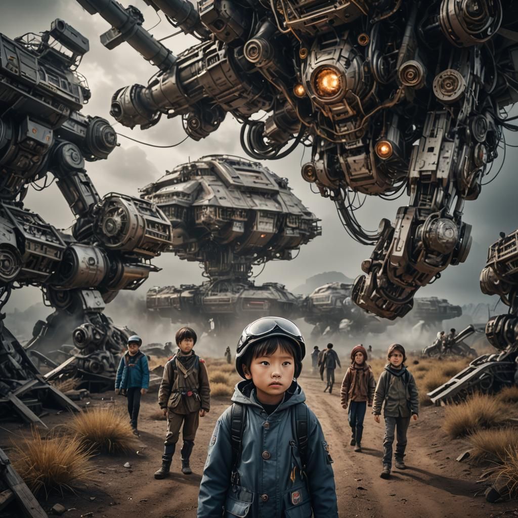 Hyperrealistic Children Of The AI Frontier